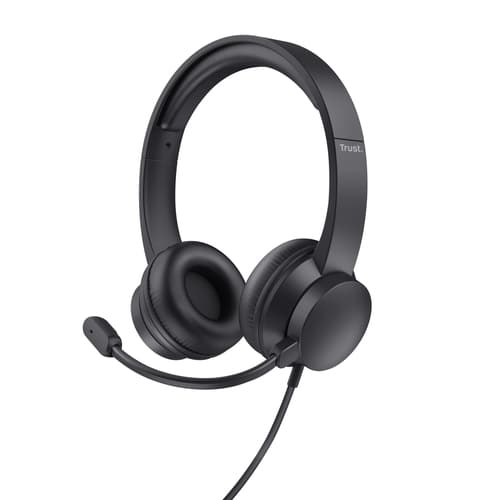 Trust Ayda Headset Wired Head-band Calls/Music Black (v2)