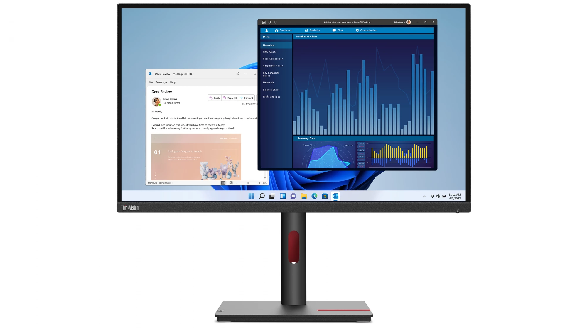 LENOVO T27p-30 27" 4K LED