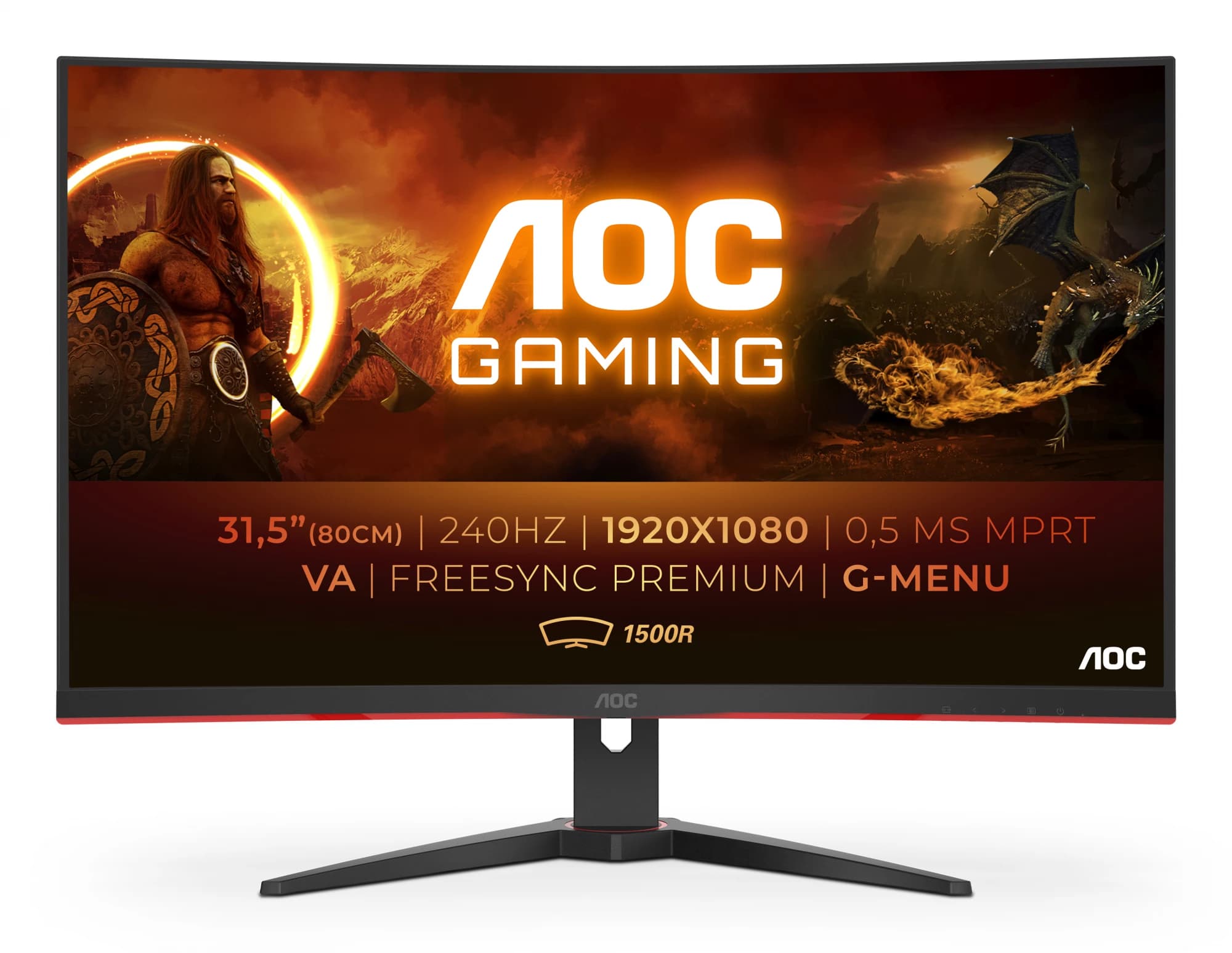 AOC C32G2ZE/BK 31.5" FHD LED