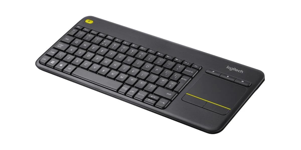 Logitech Wireless Touch Keyboard K400 Plus Spanish (Black)