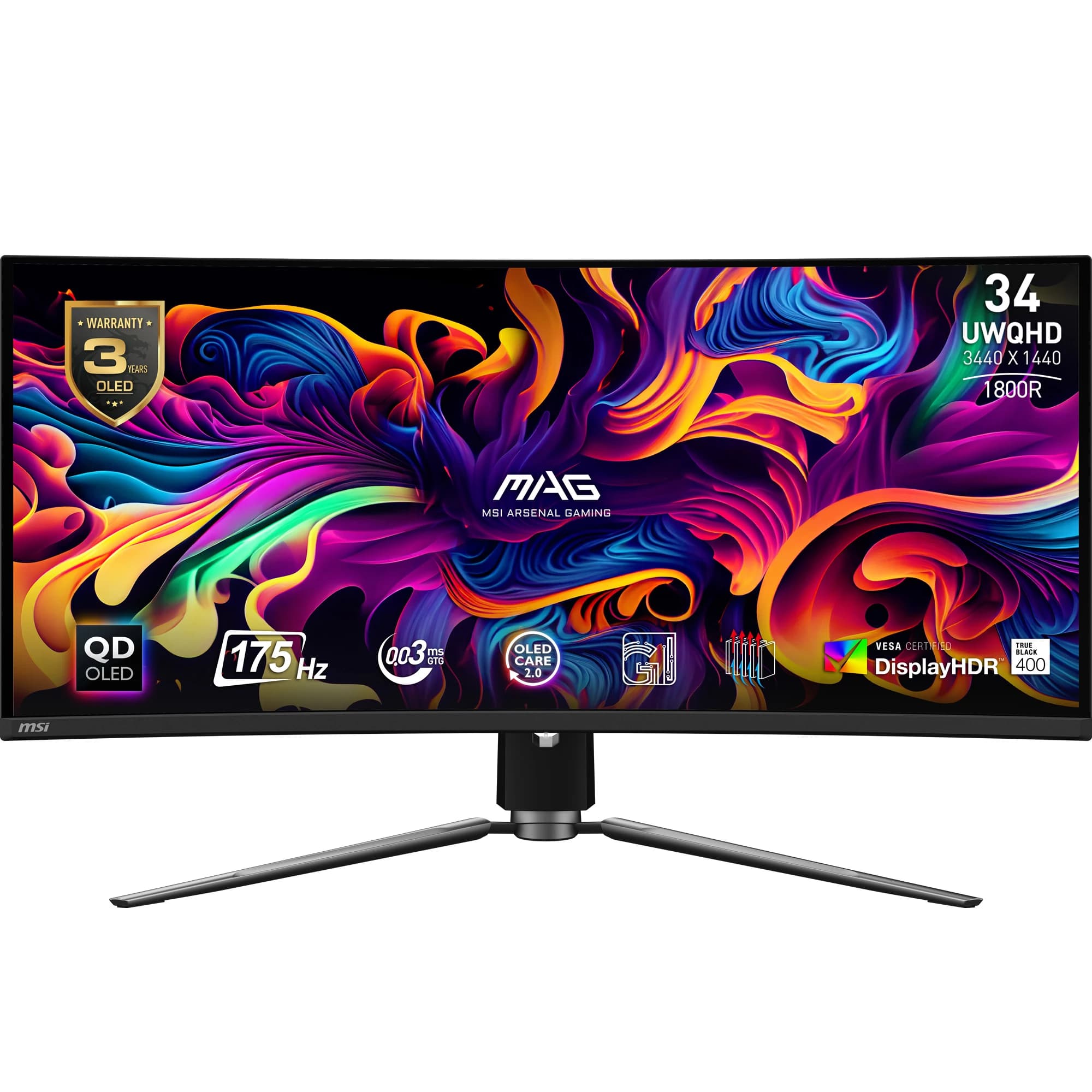MSI 341CQPDE 34" UWQHD QD-OLED