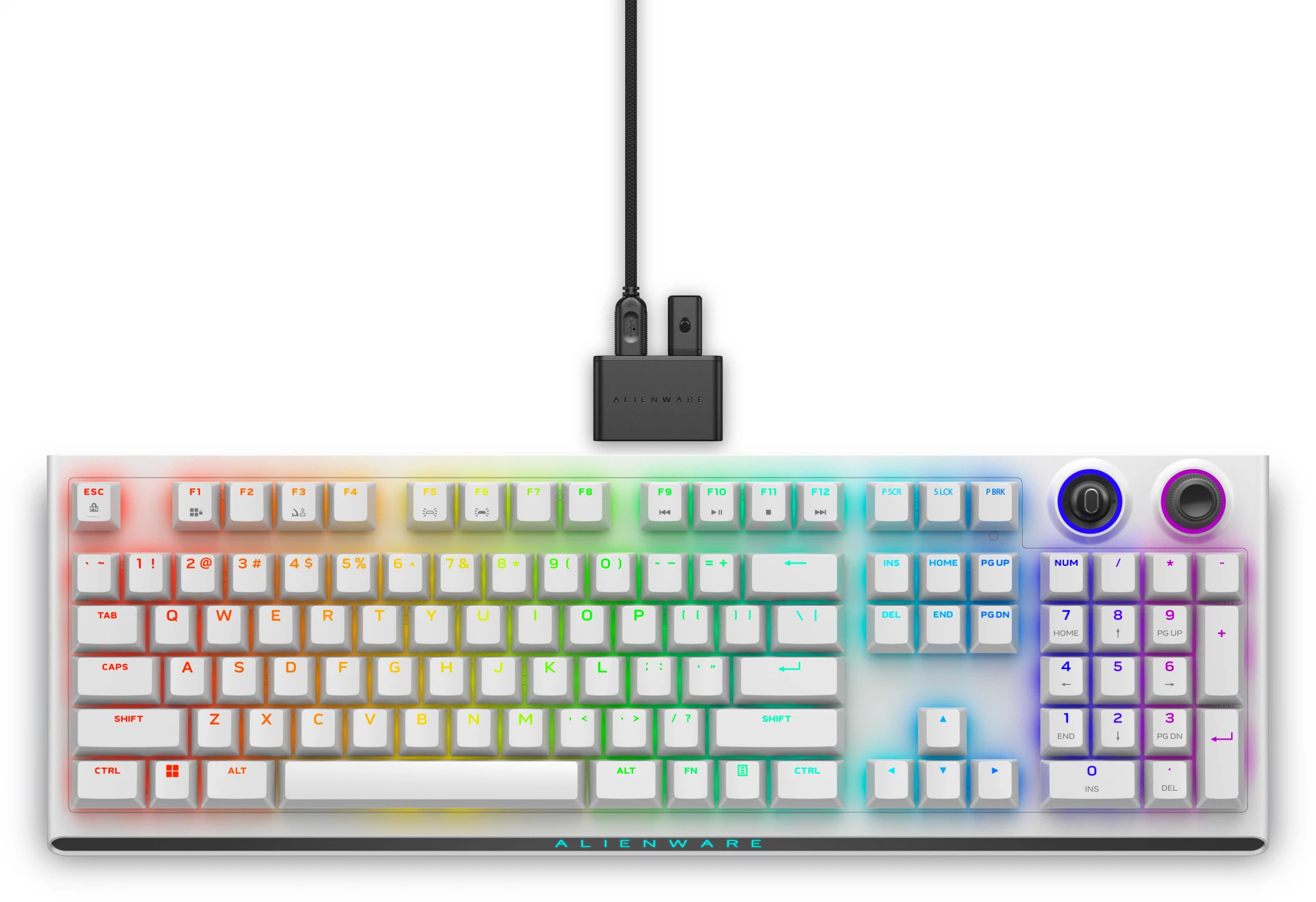 Alienware Tri-Mode Wireless Gaming Keyboard AW920K (White)