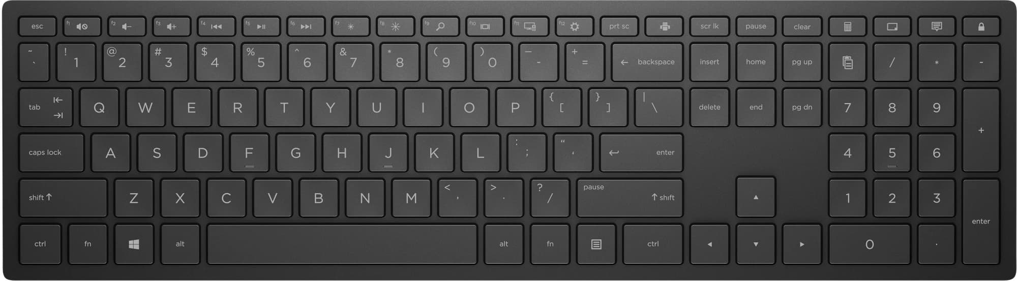 HP Pavilion Wireless Keyboard 600 Swedish (Black)