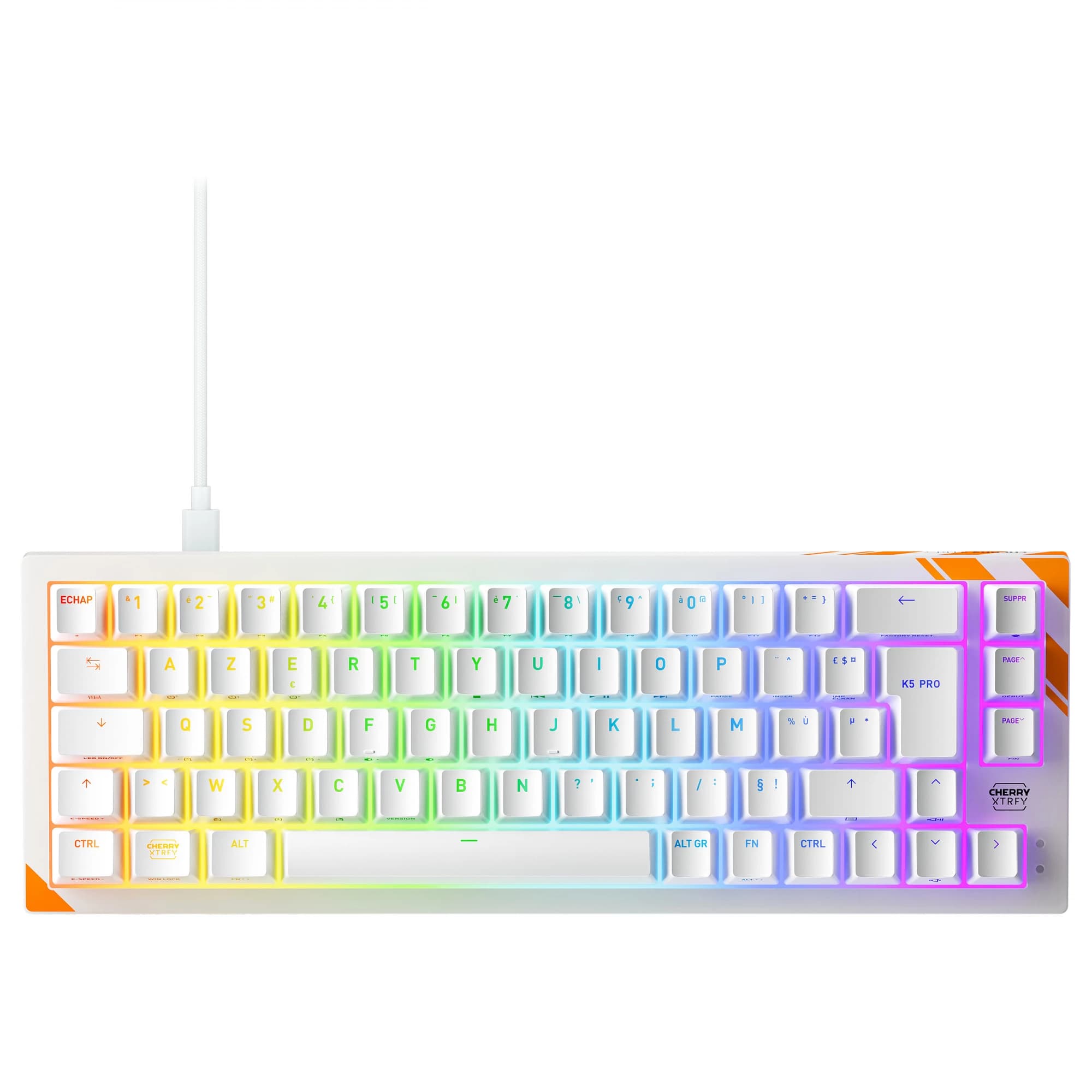 Cherry K5 Pro TMR Compact (White) FR AZERTY