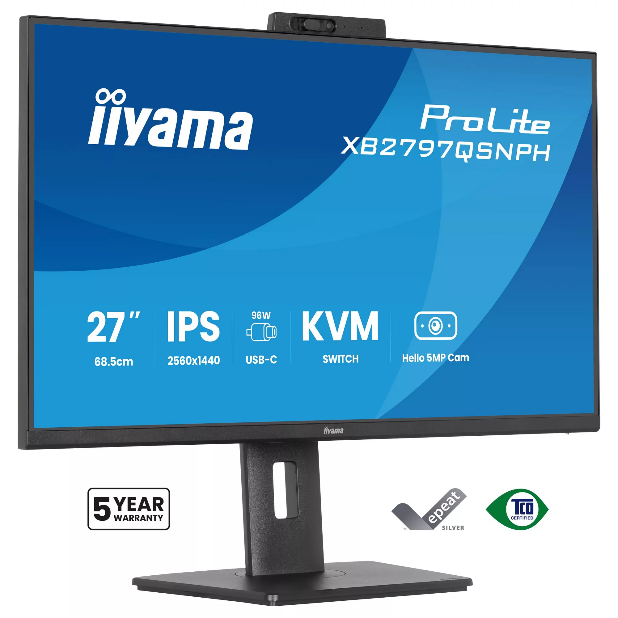 IIYAMA XB2797QSNPH-B1 27" QHD IPS 75Hz