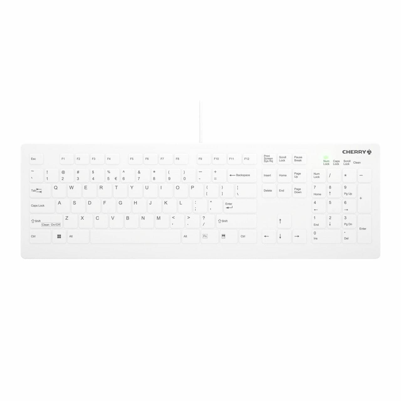 Cherry Active Key AK-C8112 Medical Keyboard (White) EU