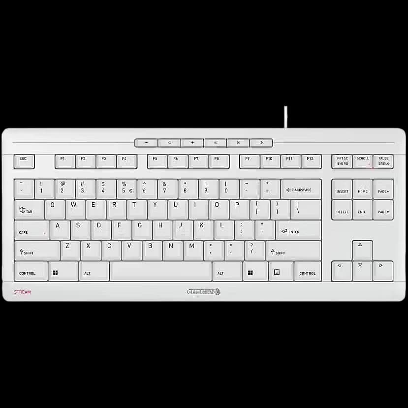 Cherry Stream Keyboard TKL French (White/Grey)