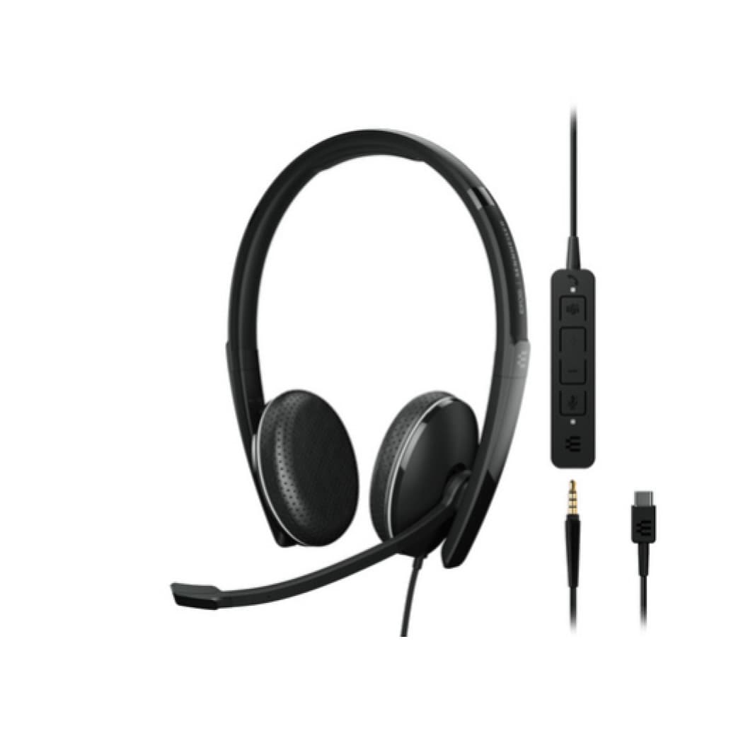 Epos naglavne z USB Sennheiser Adapt 165T USB-C II črne (1000906)