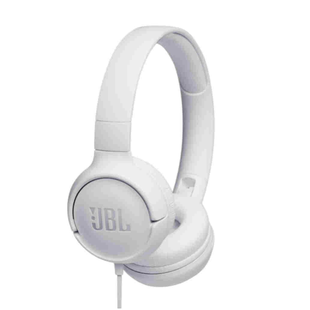 Slualke JBL naglavne z 1x3,5mm Tune 500 bele