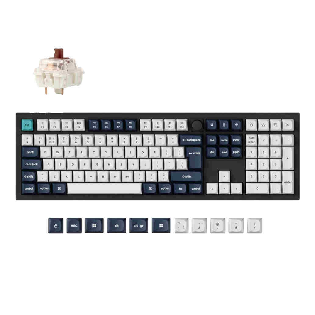 Keychron Q6 Max RGB Brown Switch UK (Black)
