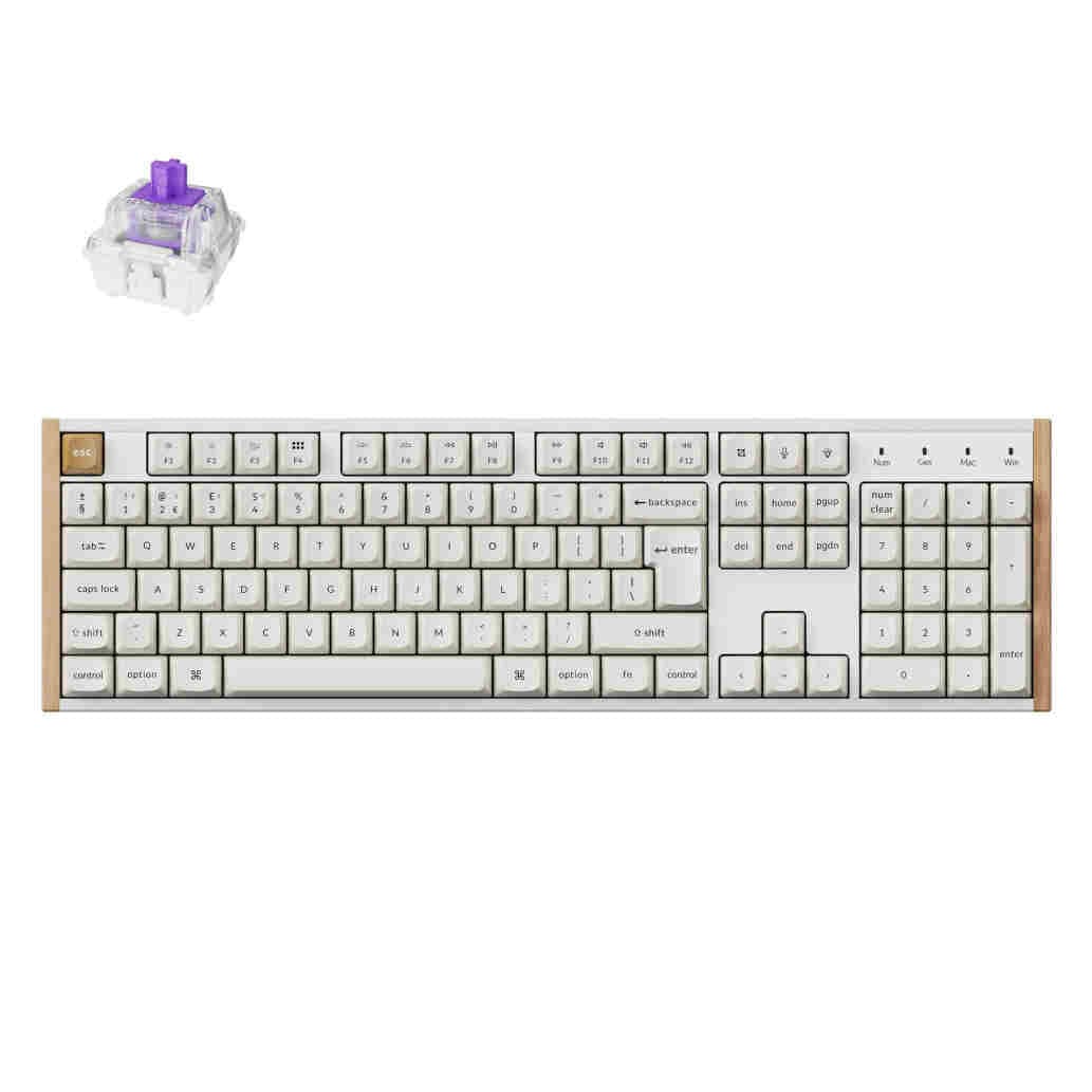 Keychron K10 HE Special Edition Wireless Nebula Magnetic Switch UK (White)