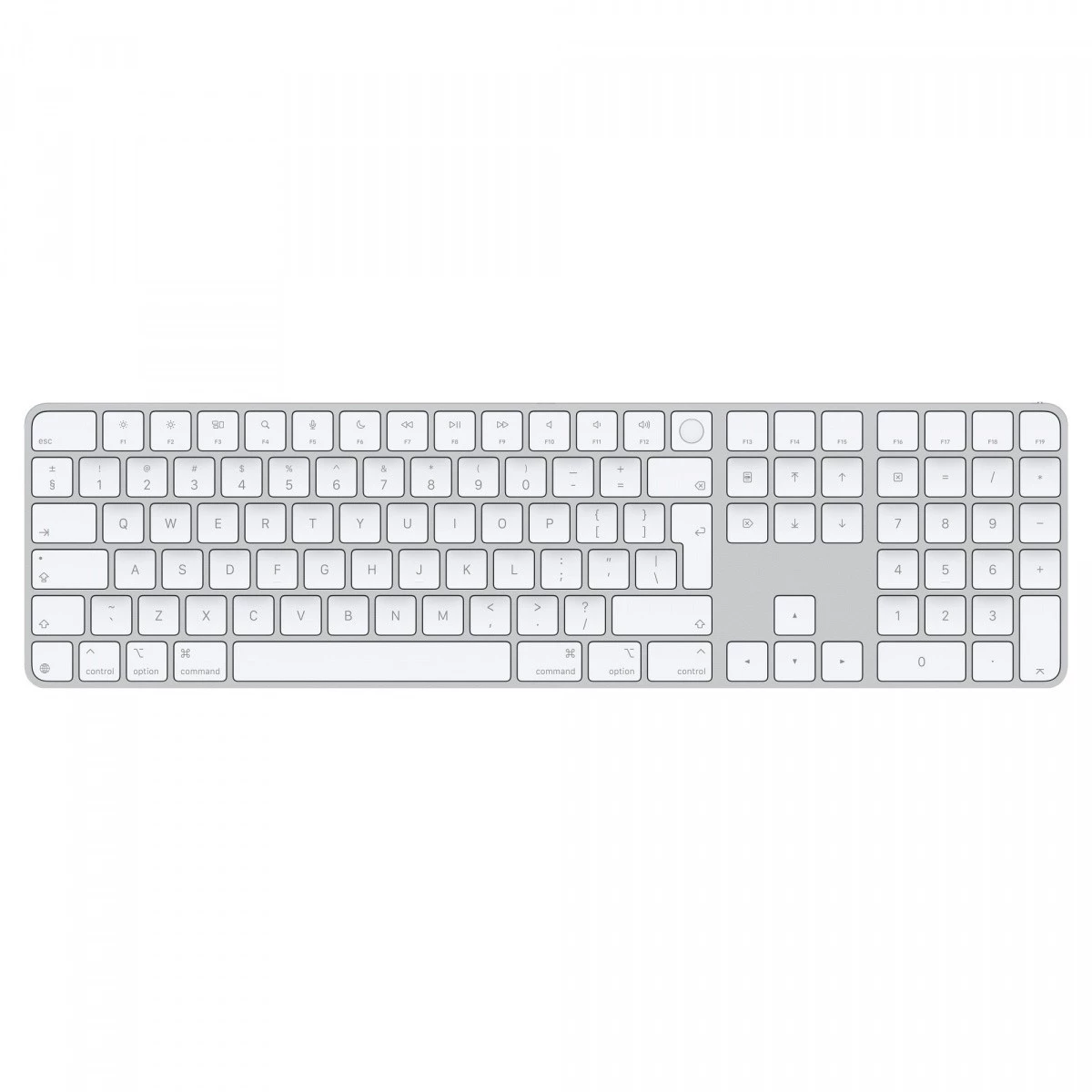 Apple Magic Keyboard with Touch ID and Numeric Keypad (White) International English