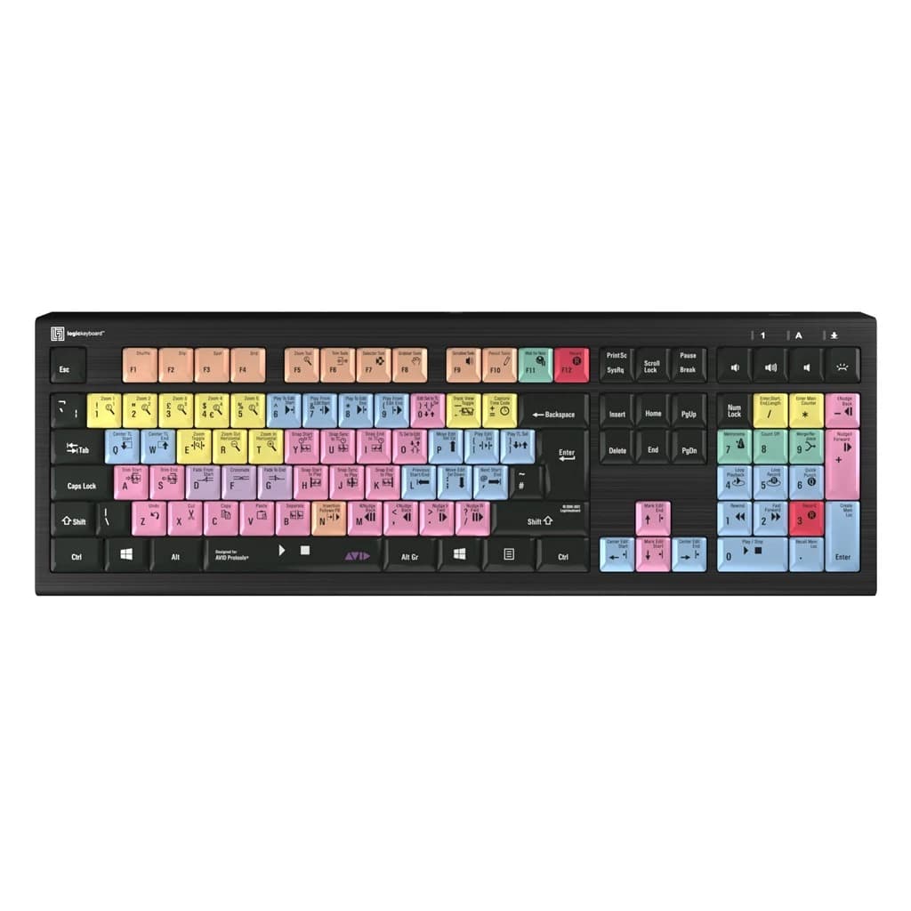 Logickeyboard Astra 2 Avid Pro Tools PC UK
