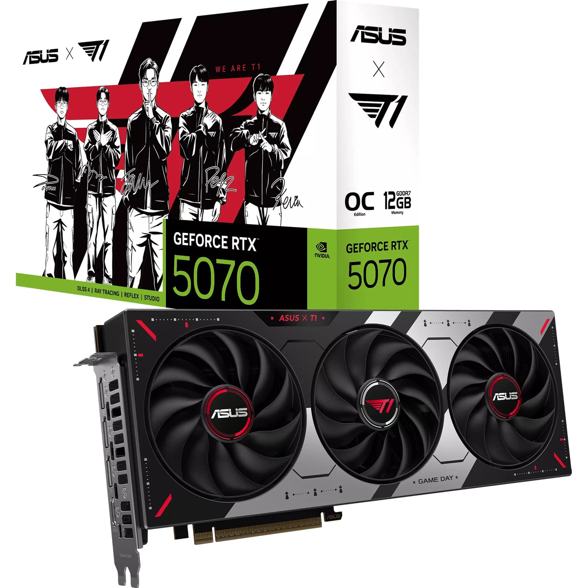 ASUS T1-RTX5070-O12G-GAMING NVIDIA GeForce RTX 5070 12 GB GDDR7