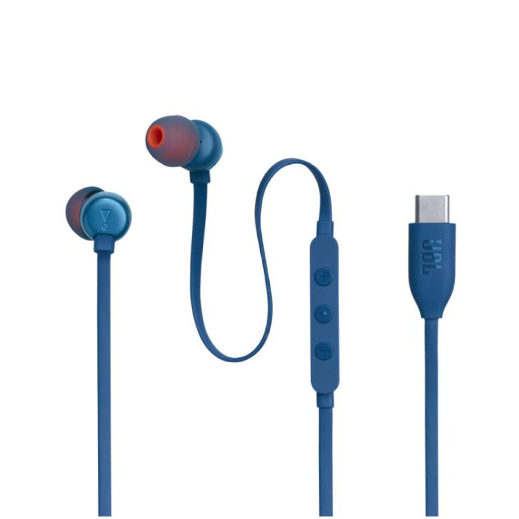 Slualke JBL ušesne z USB-C Tune 310C modre