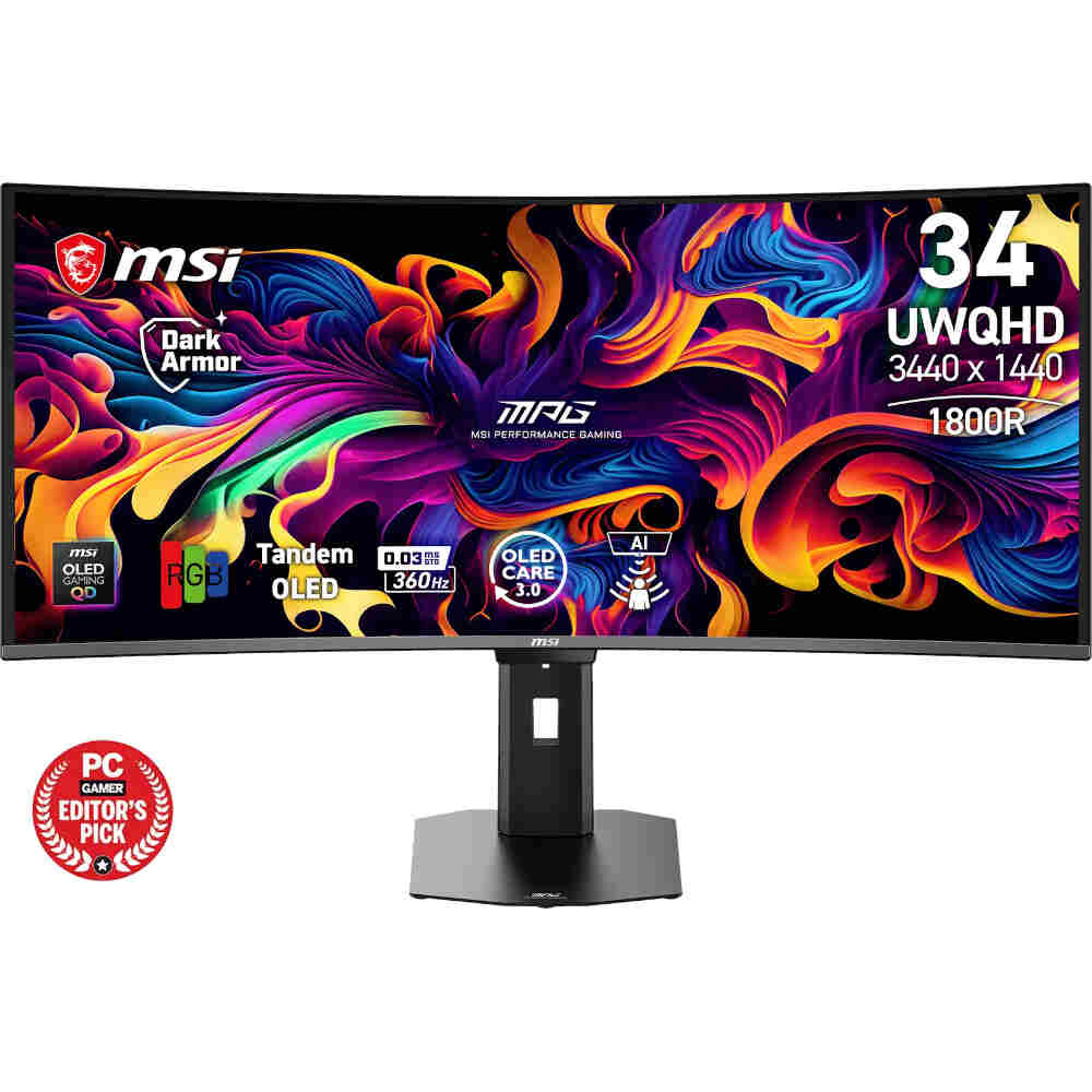MSI MPG 341CQR QD-OLED X36 34" UWQHD OLED 360Hz